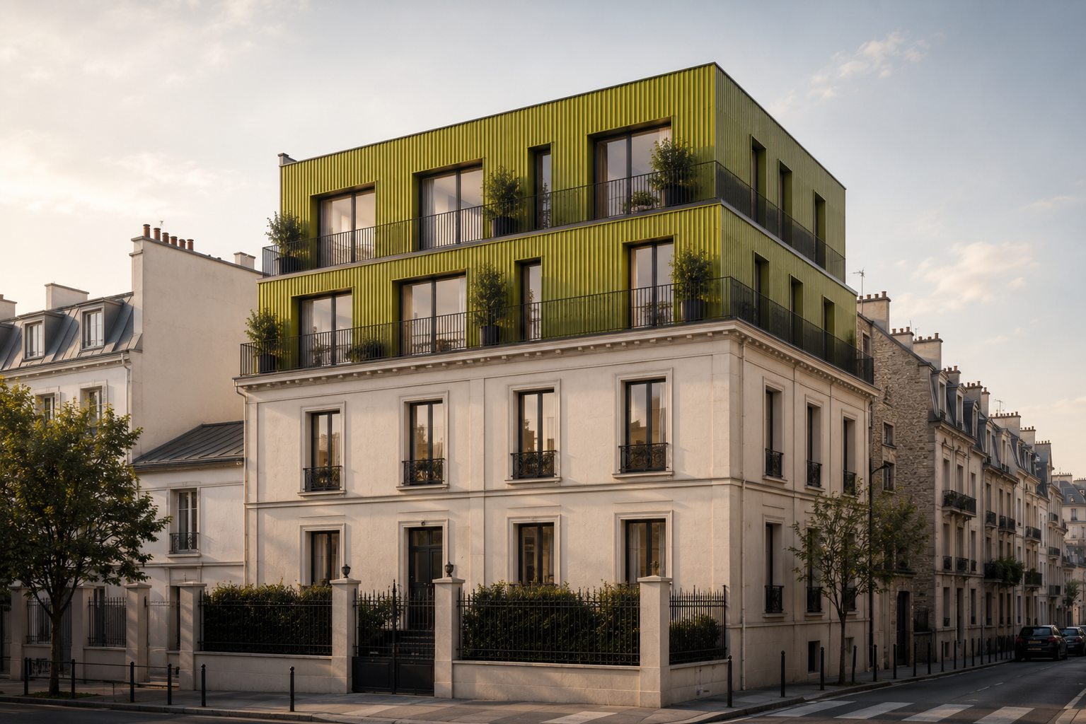Surélévation de maison en ossature bois