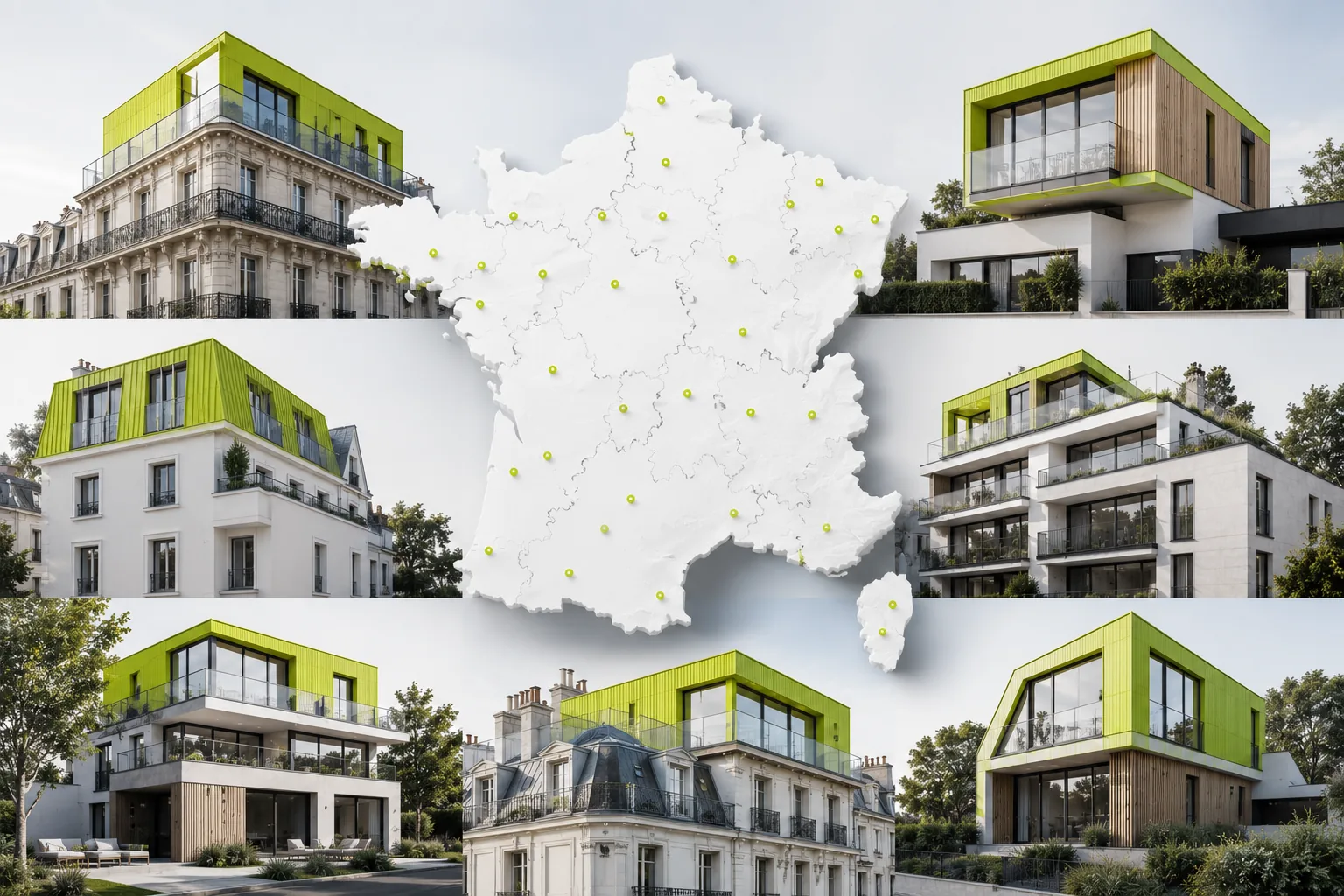 Surélévation partout en France.